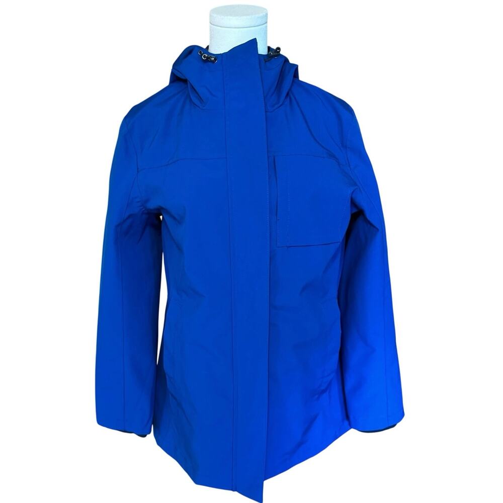 Pendleton Blue Jacket Women’s Medium Polyester Rain Coat Lightweight